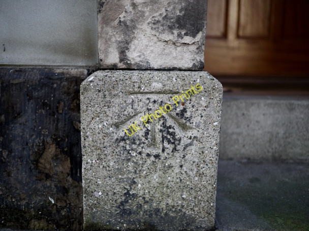 Photo 6"x4" Bench Mark, Newtownards Newtownards c2010