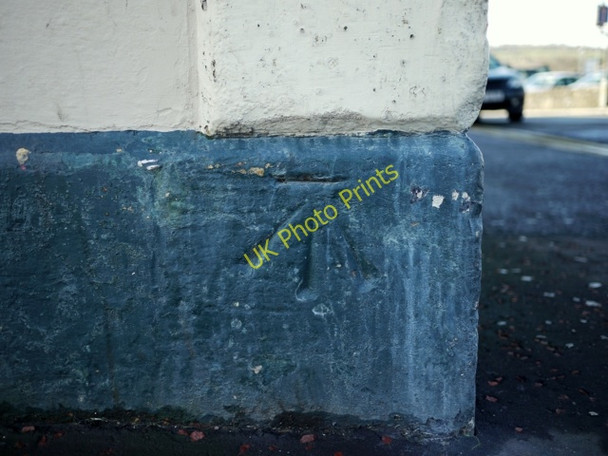 Photo 6"x4" Bench Mark, Newtownards Newtownards c2010