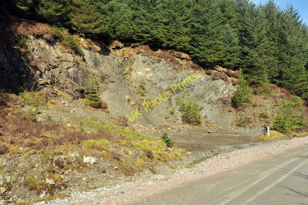 Photo 6"x4" Small disused quarry by the forest road in Glen Righ North Ballachulish c2010