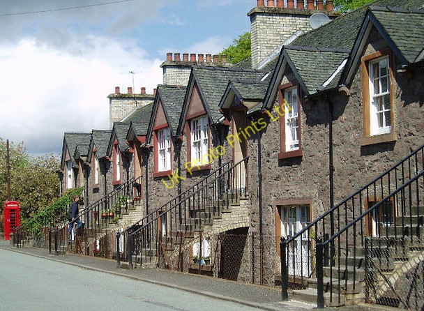 Photo 6"x4" Mill workers' houses, Deanston Doune\/NN7301 c2006