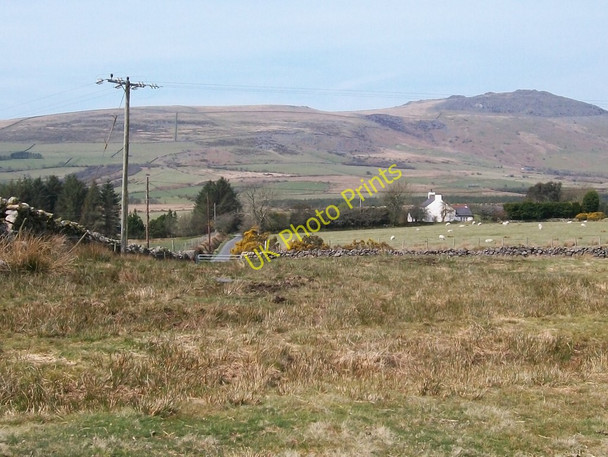 Photo 6"x4" View westwards from the moor towards Ffridd Farm Bwlch-derwin c2010