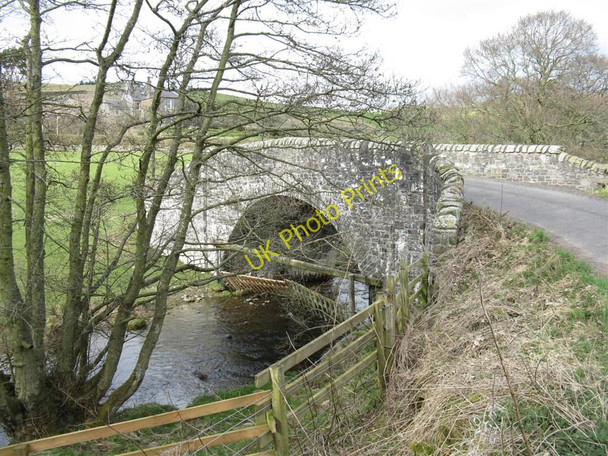 Photo 6"x4" Bridge over the Caddon Water, at Newhall Thornielee c2010