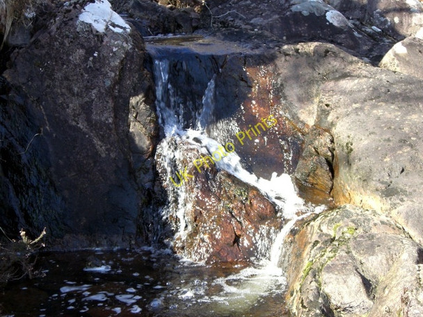 Photo 6"x4" Small waterfall near Wester Alligin Alligin Shuas c2010