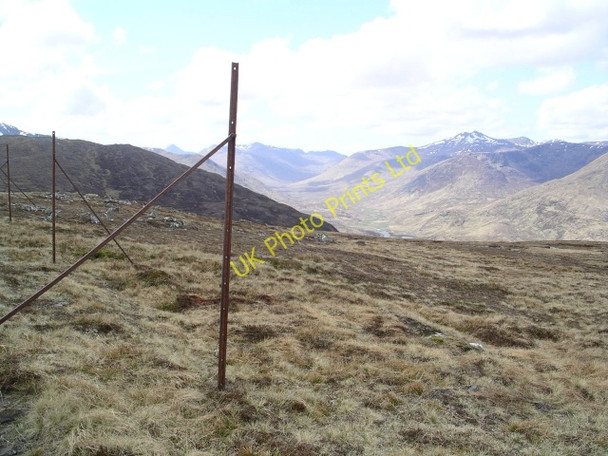Photo 6"x4" Fence post, Carn Glas lochdarach Allt a' Choire Chruim c2006