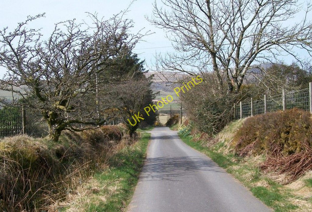 Photo 6"x4" View west along Lon Mynachdy Gwyn near its junction with the Bwlch Derwin road Bwlch-derwin c2010