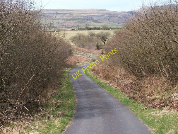 Photo 6"x4" The winding Mynachdy Gwyn lane Bwlch-derwin c2010