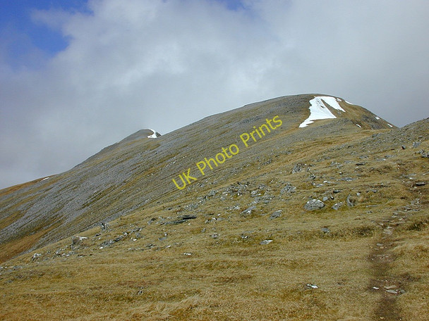 Photo 6"x4" The steeper part of A' Chr\u00c3\u00a0laig's south ridge A' Chr\u00e0laig c2004
