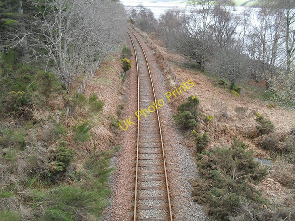 Photo 6"x4" Railway at the Mound Kirkton\/NH7998 c2010
