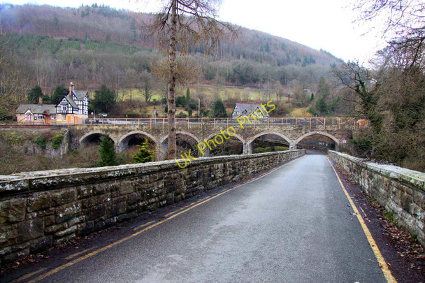 Photo 6"x4" Bridge over the River Dee at Berwyn Llangollen c2010