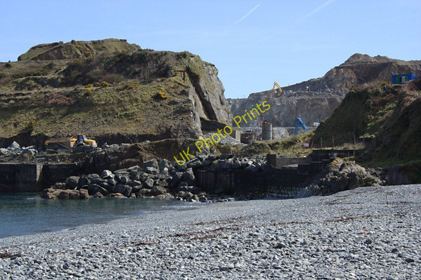 Photo 6"x4" Porthoustock Quarry Porthoustock c2010