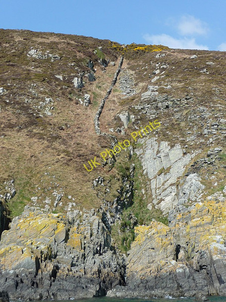 Photo 6"x4" A Quarter wall, on Clay Head Baldrine c2010