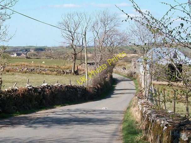 Photo 6"x4" View west along the Cwm 'Strallyn road near Cefn Coch Isaf Golan c2010