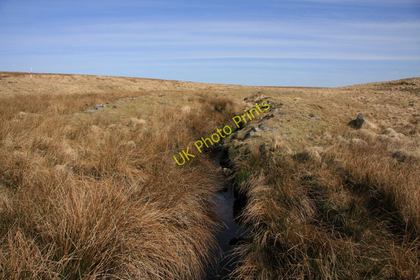 Photo 6"x4" West Dart River Flat Tor c2010