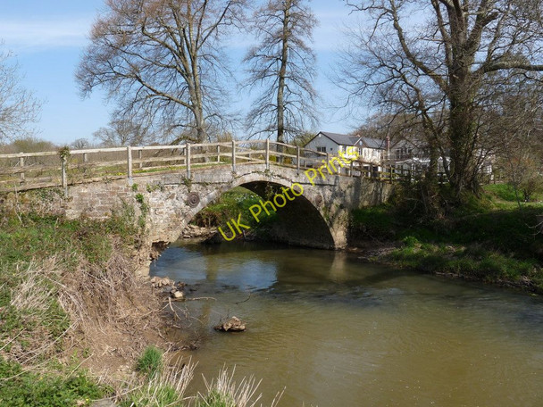 Photo 6"x4" Coham Bridge as seen from downstream Black Torrington c2010