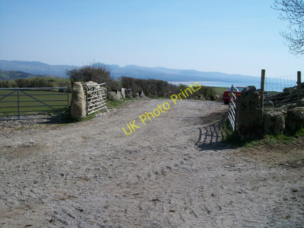 Photo 6"x4" Field gateway west of Braich-y-Saint Criccieth c2010