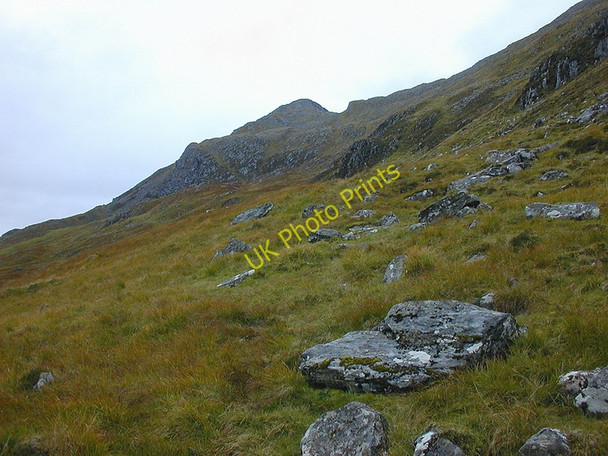 Photo 6"x4" The path to the Bealach nan Spainteach Sg\u00f9rr nan Spainteach c2004
