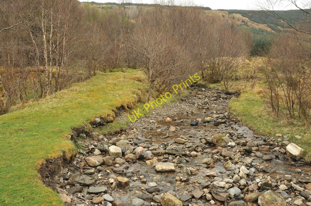 Photo 6"x4" Small stream in Glen Orchy River Orchy c2010