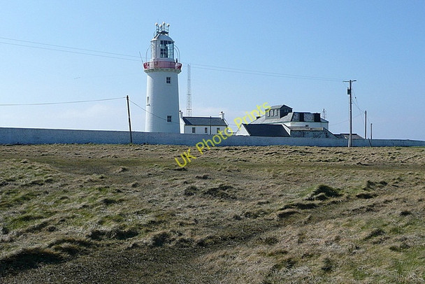 Photo 6"x4" Loop Head lighthouse Kilbaha c2010