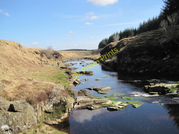 Photo 6"x4" River Irthing Gavelock Hill c2010
