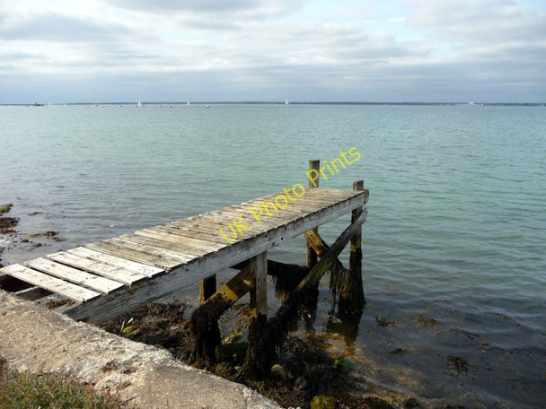 Photo 6"x4" Small Jetty near The Common, Yarmouth, Isle of Wight Yarmouth c2009