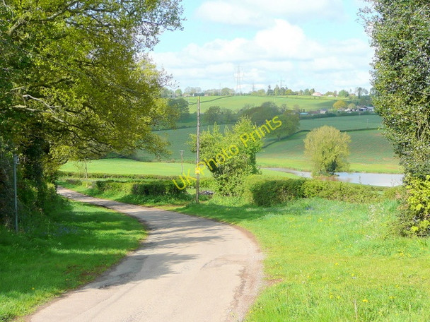 Photo 6"x4" View west from Stallion Hill Anthony's Cross c2010