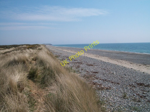 Photo 6"x4" Shingle deposits on the beach Abererch c2010