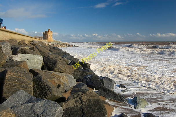 Photo 6"x4" Withernsea beach Withernsea c2010