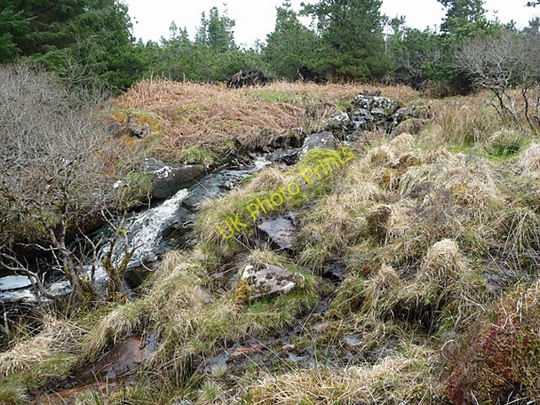 Photo 6"x4" Waterfall on the Allt an Daraich Ashaig\/Athaiseig c2010