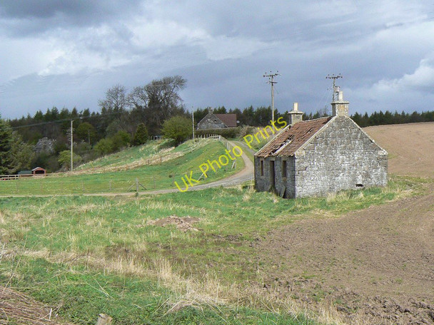 Photo 6"x4" Ruined cottage Coaltown of Burnturk c2010