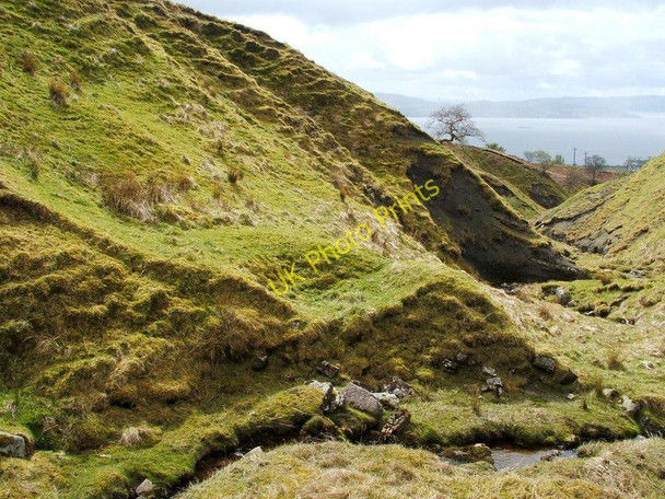 Photo 6"x4" Remains of lime-kiln beside the Red Burn Craigendoran c2010