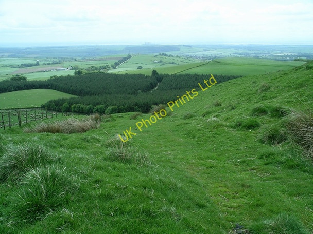 Photo 6"x4" Path descending Burnswark Hill Bankshill c2006