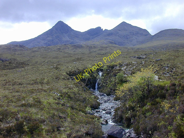 Photo 6"x4" Waterfall on the Allt Dearg Beag Allt Dearg Beag c2005