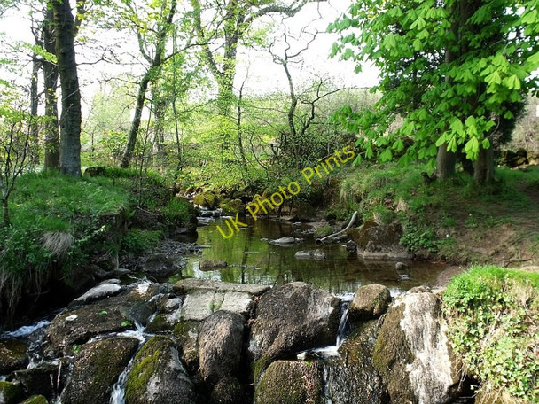 Photo 6"x4" Colzium waterfall Kilsyth c2010