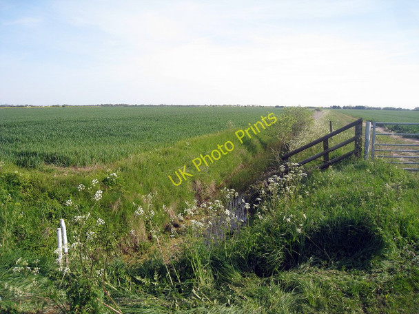 Photo 6"x4" Drainage Dyke off Church Road Burmarsh\/TR1031 c2010
