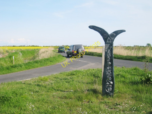 Photo 6"x4" National Cycle Network 2 Milepost Newchurch\/TR0531 c2010