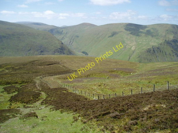 Photo 6"x4" Southern slope of Cairn Law Talla Linnfoots c2006