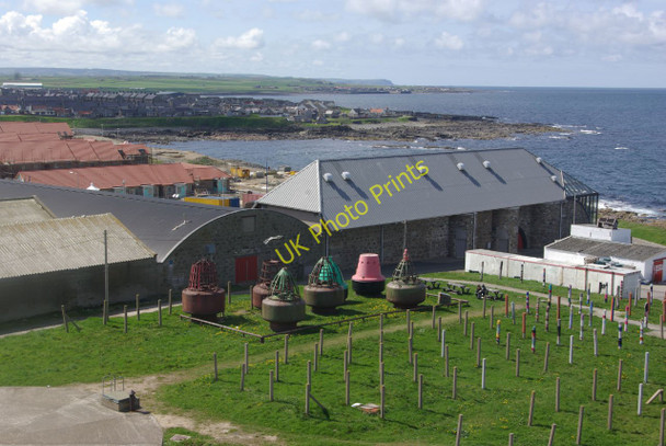 Photo 6"x4" Looking down from Kinnaird Head Lighthouse Fraserburgh c2010