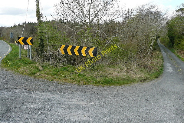 Photo 6"x4" Road junction at Ballynagarn Ballynacally c2010