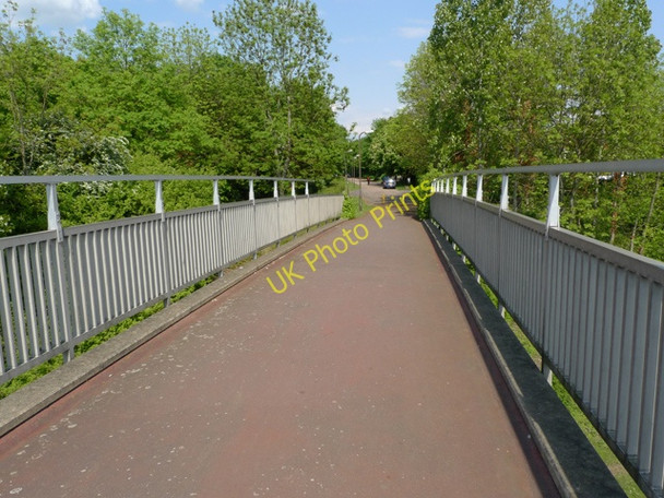 Photo 6"x4" Footbridge connecting Ashland to Simpson Milton Keynes c2010
