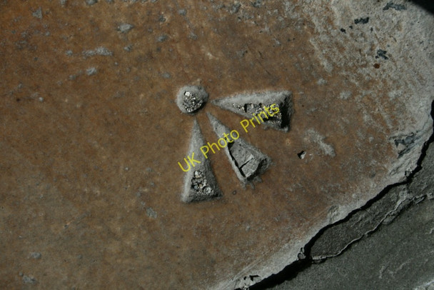 Photo 6"x4" A Bench Mark in a celebrity location Drumcliff c2010