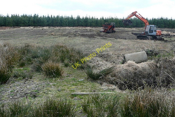 Photo 6"x4" Turf cutting north of Liscasey Liscasey c2010