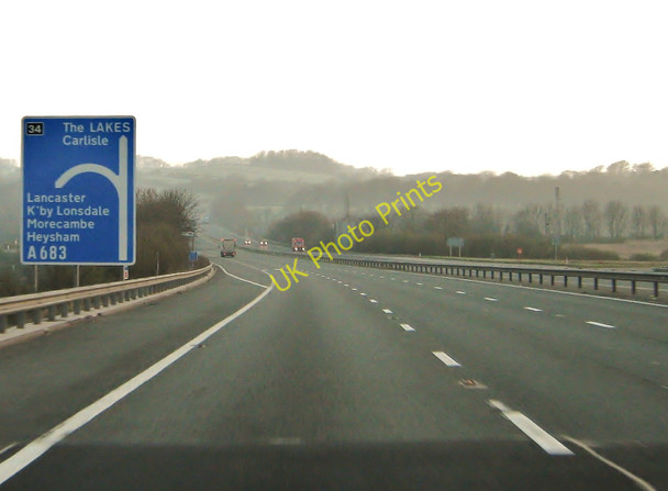 Photo 6"x4" Junction 34 on the M6 Halton\/SD5064 c2010