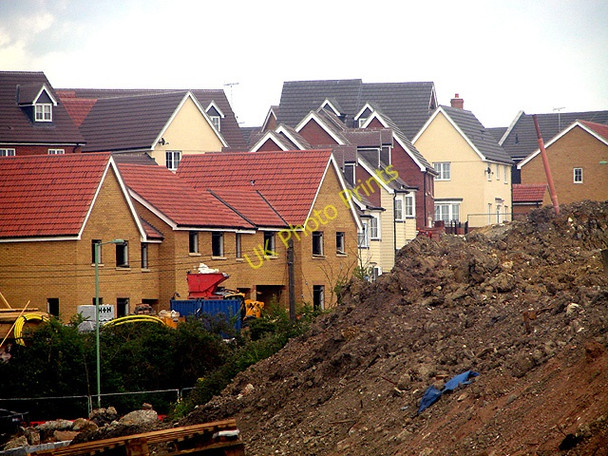 Photo 6"x4" Housing development at Stowmarket Stowmarket c2010