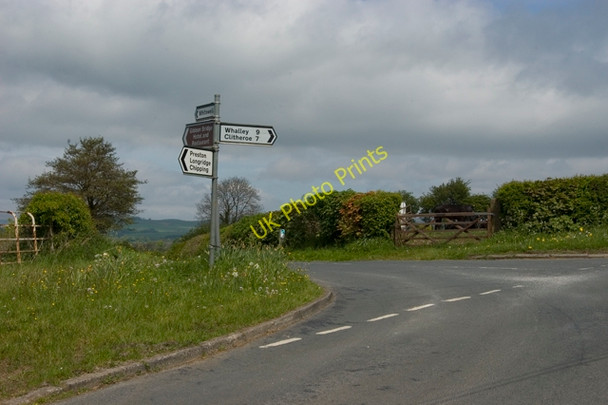 Photo 6"x4" Road junction at Thornley Hesketh Lane c2010