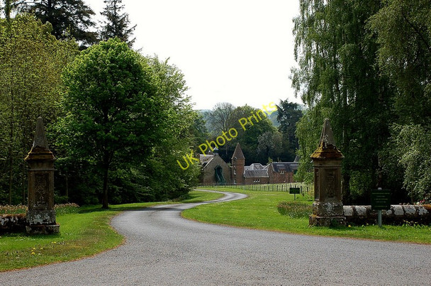 Photo 6"x4" Entrance and drive, Monteviot House Ancrum c2010