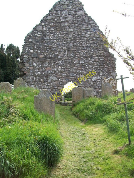 Photo 6"x4" The western gable of the old church at Maghera Maghera\/J3734 c2010