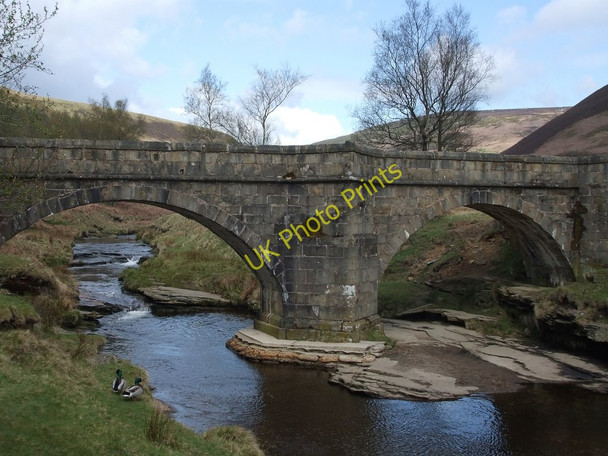 Photo 6"x4" Bridge over River Derwent Mosley Bank c2010