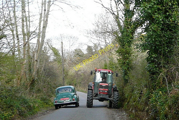 Photo 6"x4" Irish traffic jam Ballynacally c2010