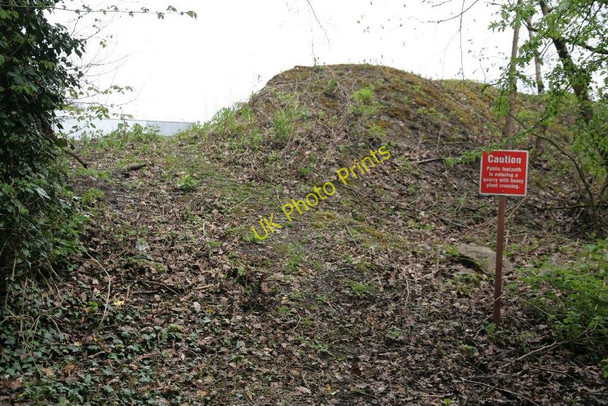 Photo 6"x4" Warning by the quarry Dolyhir c2010