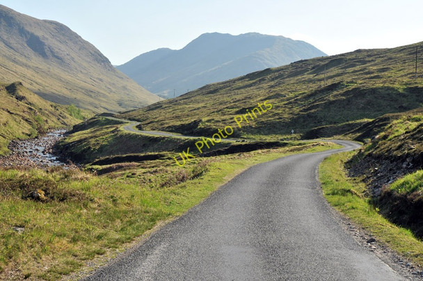 Photo 6"x4" Road through Glen Etive Sr\u00f2n na Cr\u00e8ise c2010